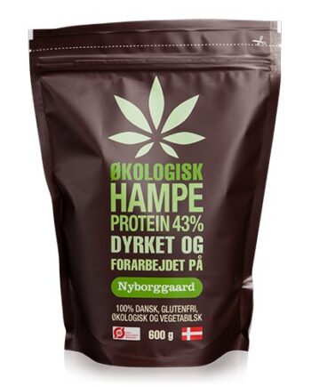 Nyborggaard Hampeprotein Pulver 600 g - Vegansk Protein