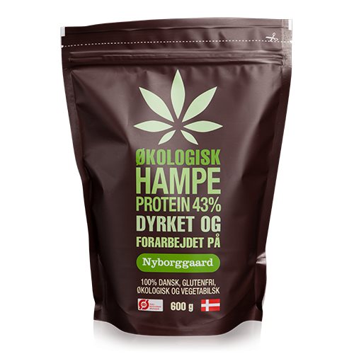 Nyborggaard Hampeprotein Pulver 600 g - Vegansk Protein