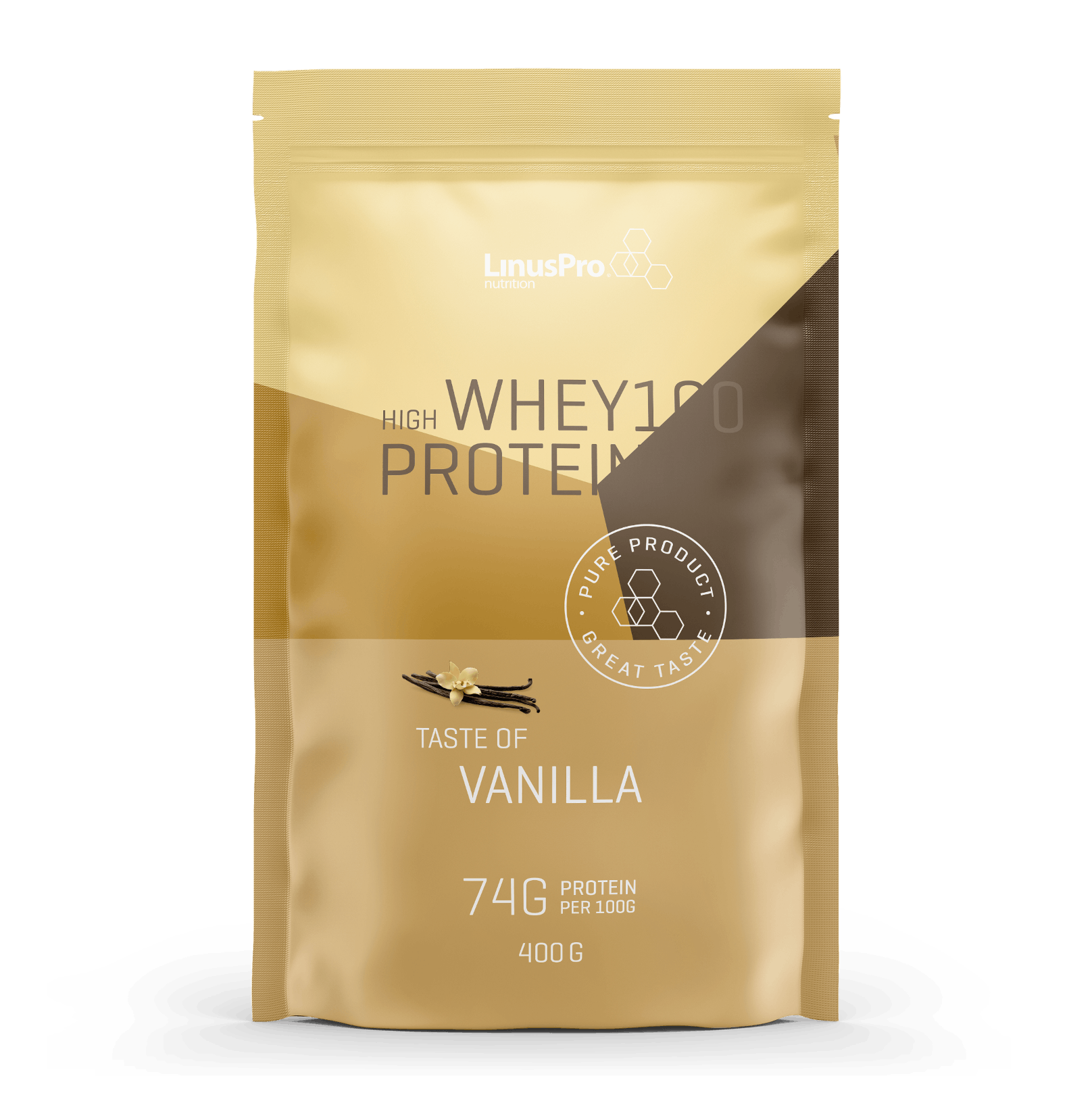 Whey100 Vanilje Proteinpulver 400g - Perfekt til Fitness