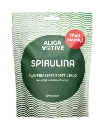 Spirulina Pulver 200g fra Aliga Aqtive – Sundhedstilbud!