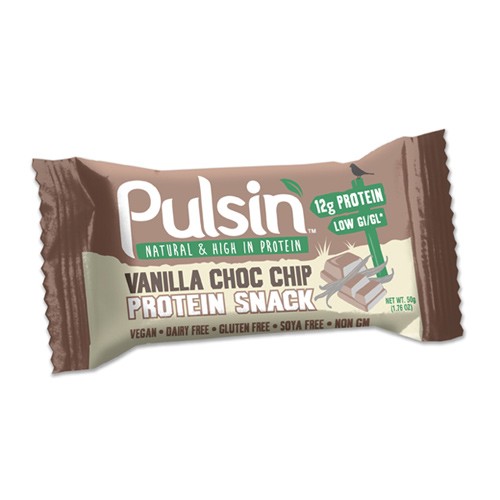 Proteinbar med Vanilje og Chokolade Chips - Pulsin
