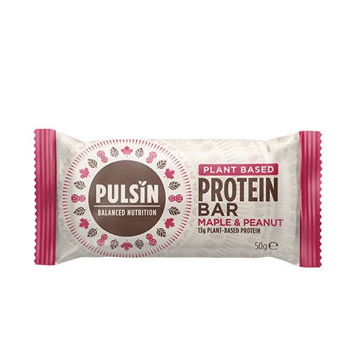 Proteinbar med Ahorn & Jordnødder - Pulsin Sneaker