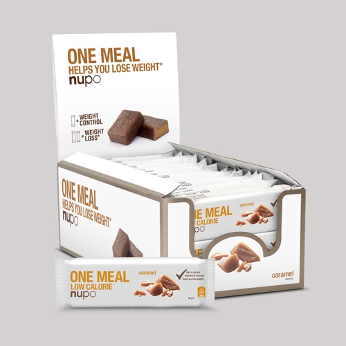 One Meal Bar Karamel 24x60 g - Nupo Sneaker Tilbud