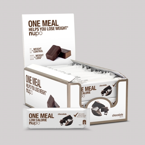 Nupo One Meal Bar - Chokolade 24 stk. Måltidserstatning