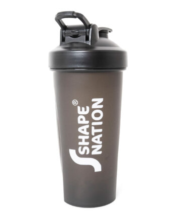 Shapenation Shaker til Proteinpulver - Sort 600 ml