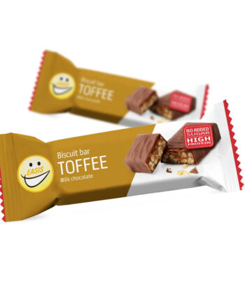 EASIS 30g Biscuit Toffee Proteinsnack - Perfekt Kombination