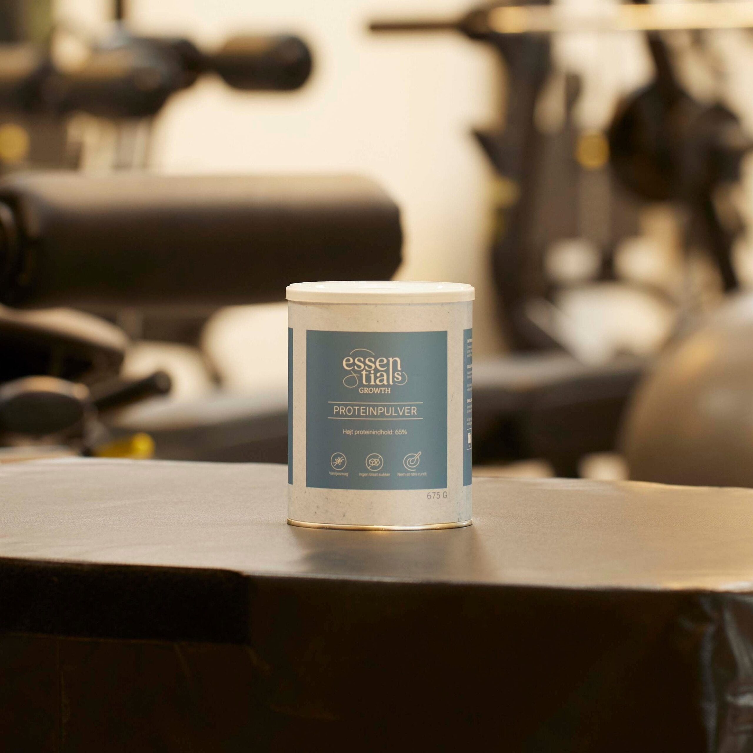 Vanilje Smag Proteinpulver 675 g - Essentials Tilbud