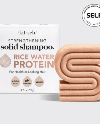 KITSCH Shampoo Bar med Risvand - Volumen & Hårvækst