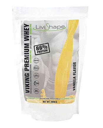 Vanilje Whey Proteinpulver - 2000g Tilbud!