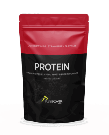 Valleprotein med Jordbærsmag 400g - Effektiv Proteinpulver