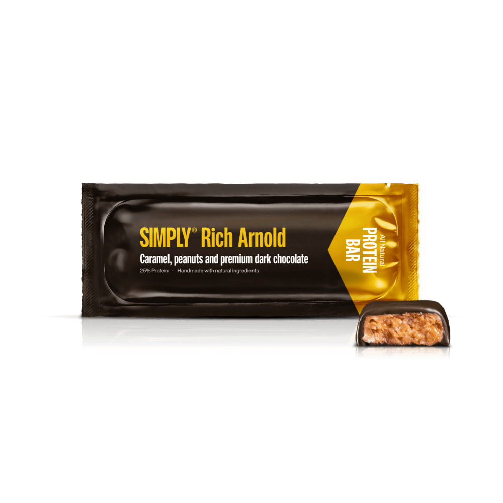 Rich Arnold Proteinbar - Karamel Peanuts Mørk Chokolade