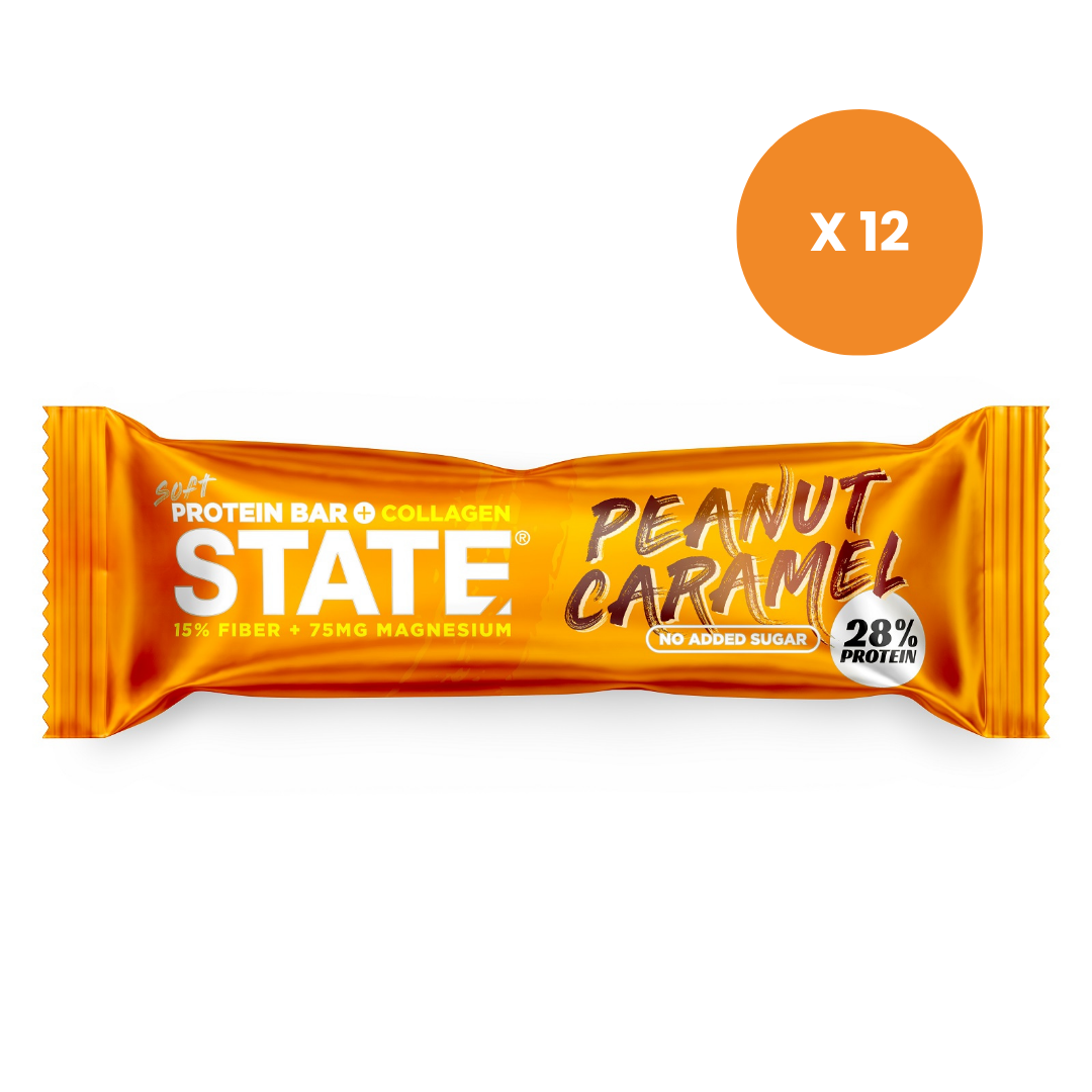 State Proteinbar med Peanut Caramel - Fantastisk tilbud!