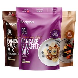 Protein Pandekage- og Vaffelmix - Flere Varianter fra Bodylab