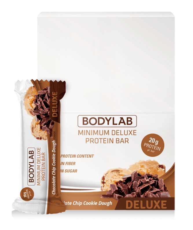 Minimum Deluxe Proteinbar Chokolade Chip Cookie Dough 12x65g