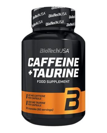 Koffein og Taurin Kapsler fra BioTechUSA - Energiboost!
