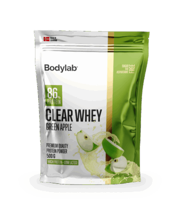 Clear Whey Green Apple Proteinpulver 500g - Bodylab tilbud