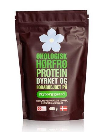 Økologisk Hørfrø Proteinpulver 400g – Glutenfri Superfood