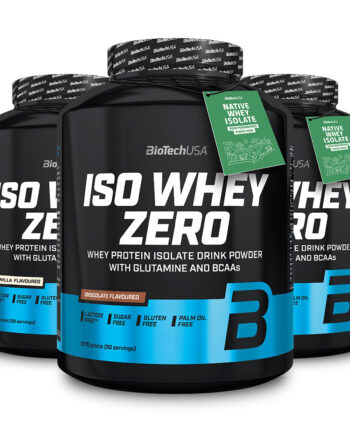 Iso Whey Zero 2270g Proteinpulver fra BioTechUSA - Tilbud!