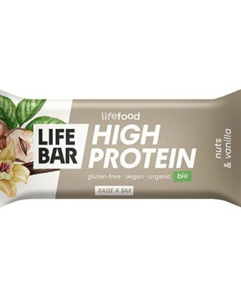 Økologisk Proteinbar med Vanilje og Nødder - Lifebar