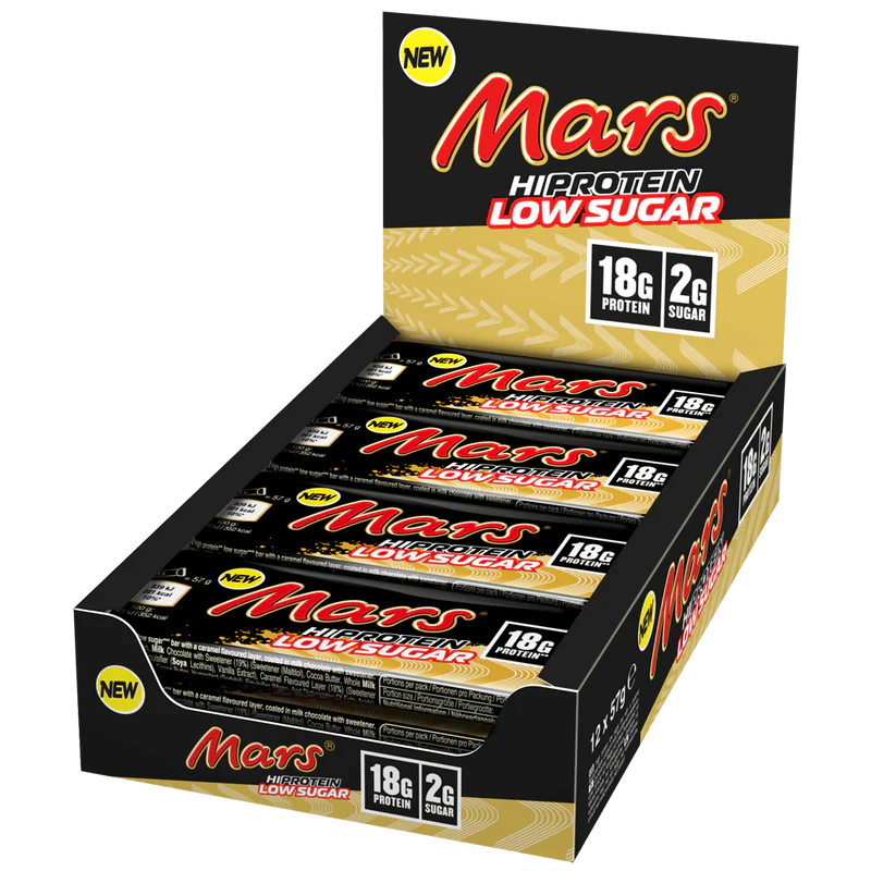 Mars Hi Protein Bar Low Sugar 12x55g - Fantastisk Tilbud!