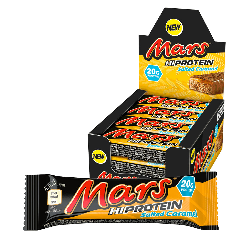 Mars Salted Caramel Proteinbar 12x59g - Sund Snack!