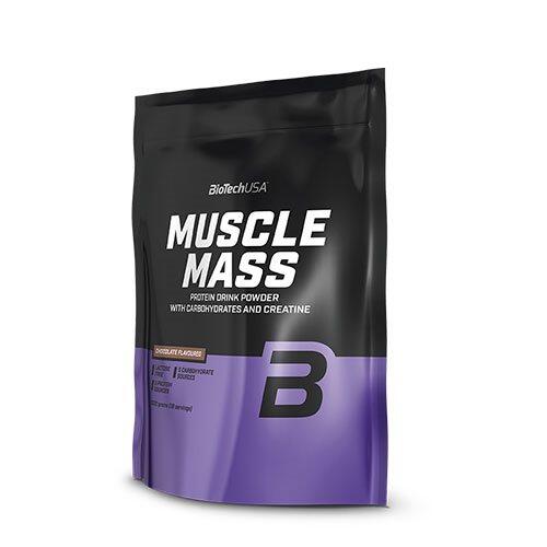 Biotech Muscle Mass Proteinpulver Chokolade 1000g - Tilbud!