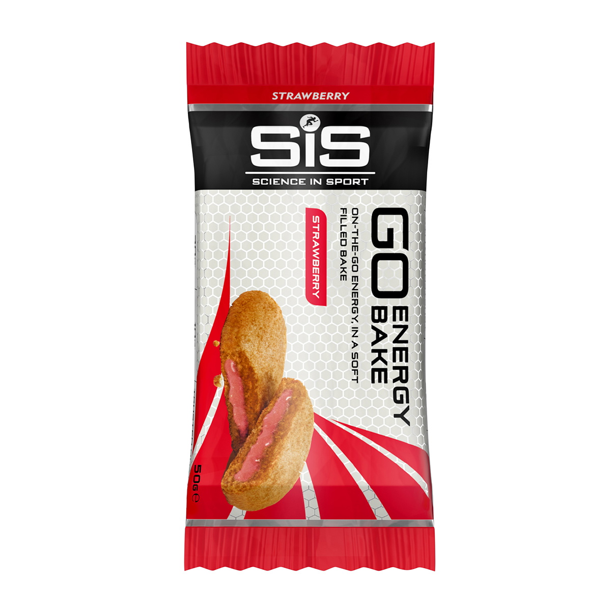 Sis Energy Jordbær Energibar 50g - Lækker Snack!
