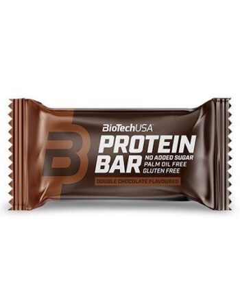 Biotech Proteinbar Dobbelt Chokolade 70g - Høj Protein!