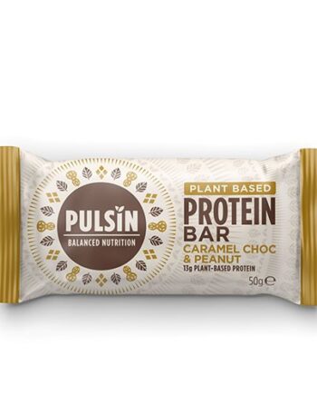 Proteinbar med Karamel og Chokolade fra Pulsin