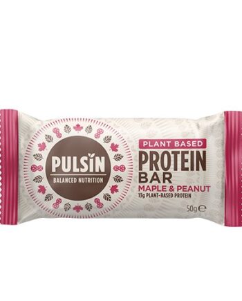 Pulsin Proteinbar med Ahorn & Jordnød - Vegansk Snack