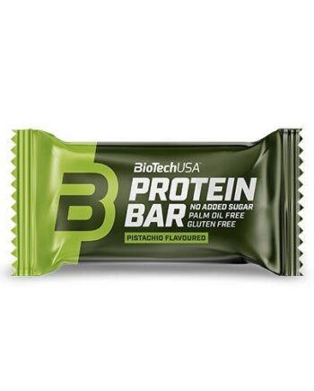 Biotech Proteinbar med Pistacie 70g - Høj Protein, Lavt Sukker