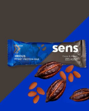Cricket Protein Bar med Bitter Kakao og Sesam - Sund Snack