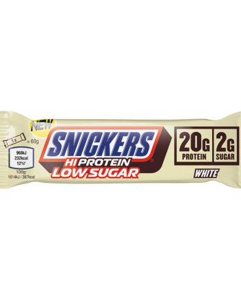 Snickers Proteinbar med Lavt Sukker - Hvid Chokolade 57g