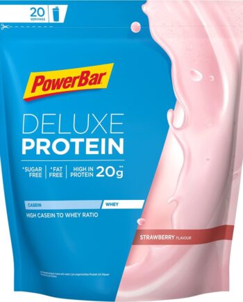 Protein Deluxe Proteinpulver Jordbær 500g - Kvalitetstræning