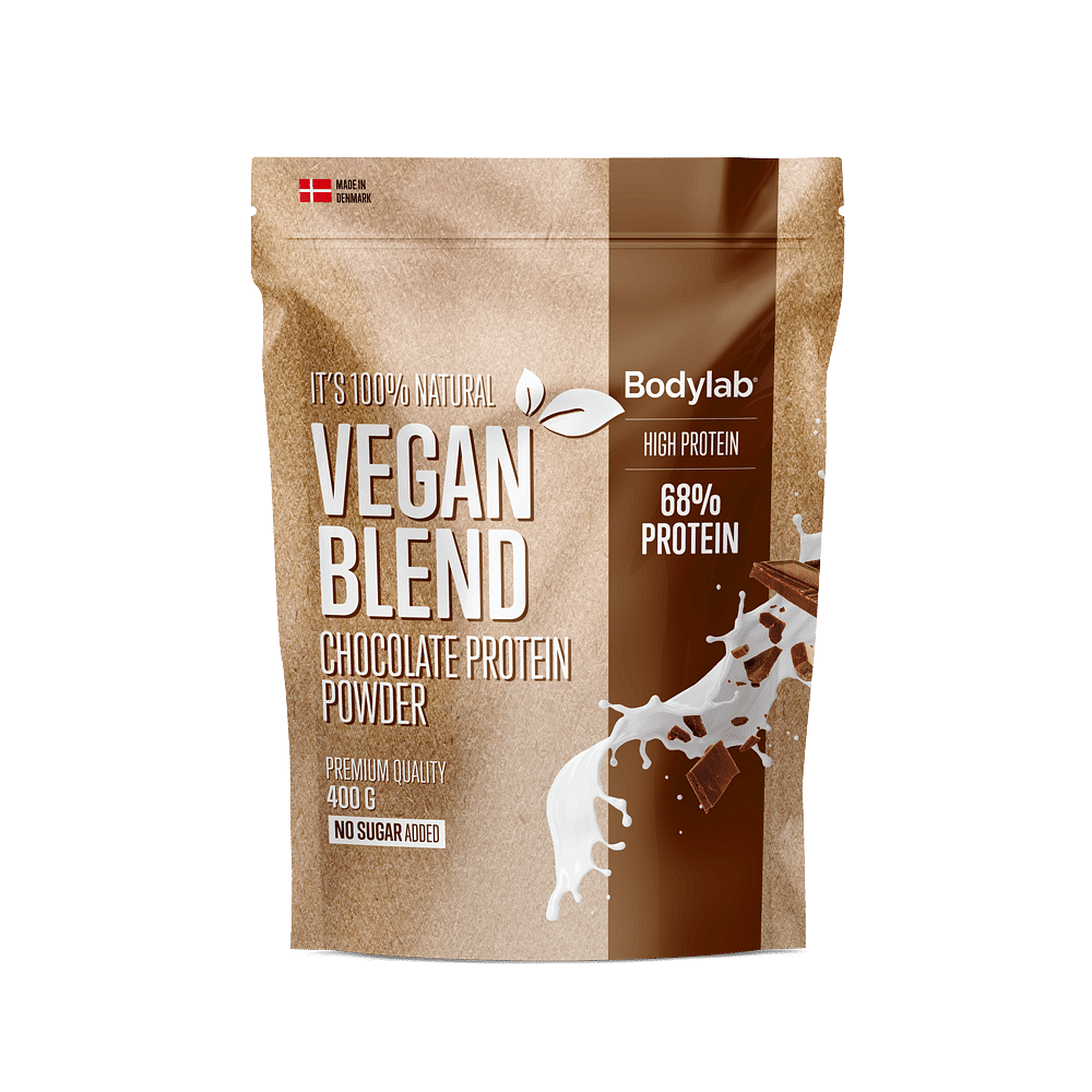 Vegansk Proteinpulver 400g Chokolade - Bodylab