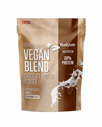 Vegan Proteinpulver 400g Chokolade – Bedste Kvalitet!