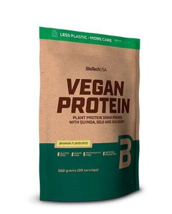 Biotech Vegansk Proteinpulver med Banan Smag 500g