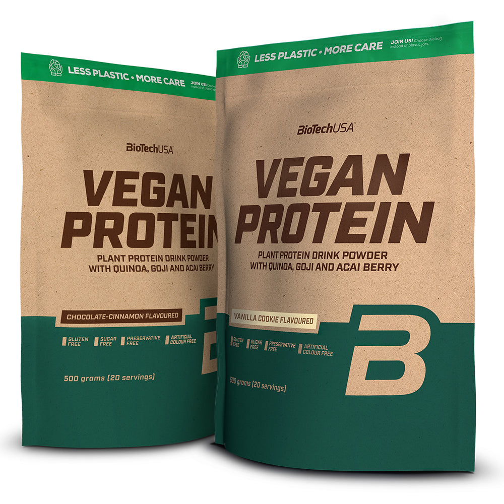Vegansk Proteinpulver 2x500g - Højt Proteinindhold!