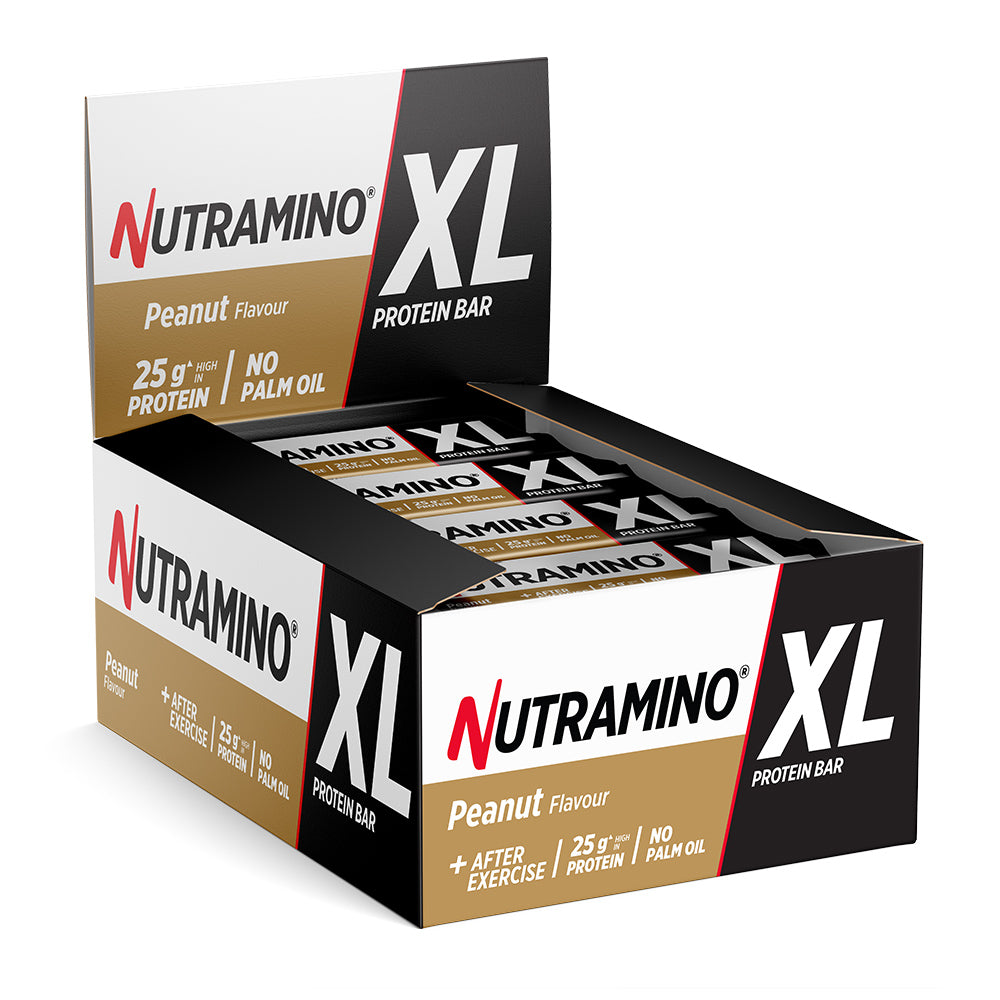 Nutramino Peanut Proteinbar 16x74g - Perfekt til restitution