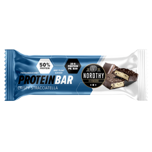 Proteinbar Crispy Stracciatella fra Nordthy - Lækker Snack
