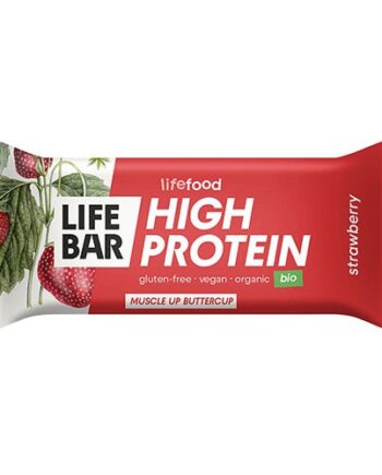 Proteinbar Jordbær økologisk Gram Lifefood Sneaker