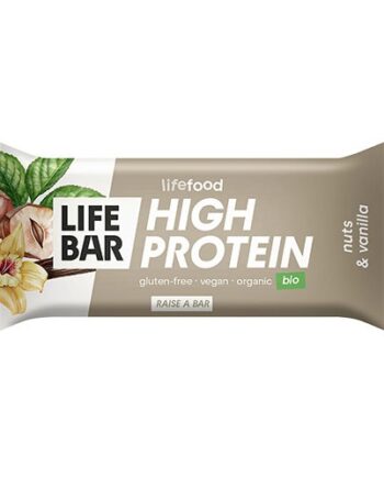 Økologisk Proteinbar med Nødder og Vanilje fra Lifefood