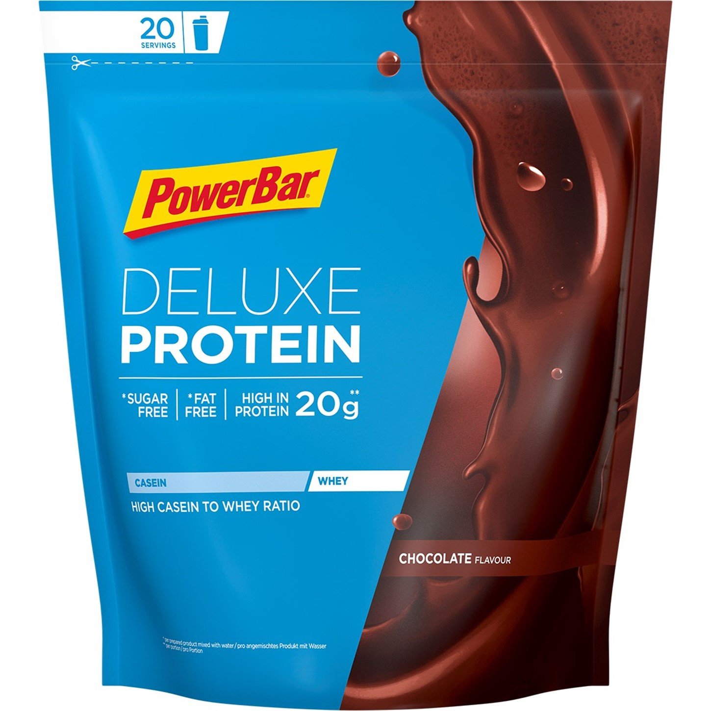 Protein Deluxe Chokoladepulver 500g - Højkvalitets Protein