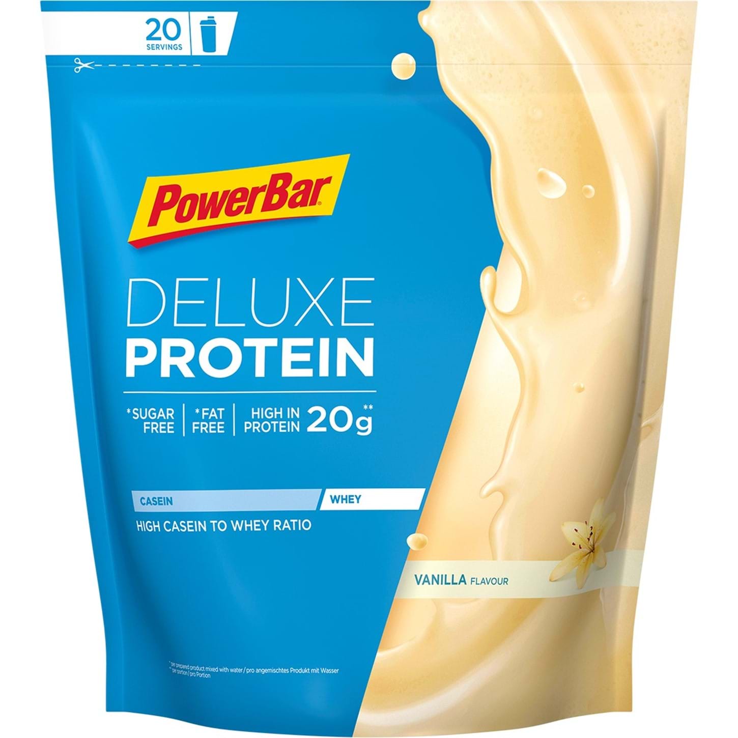 Protein Deluxe Proteinpulver Vanilje 500g - Kvalitetsprotein