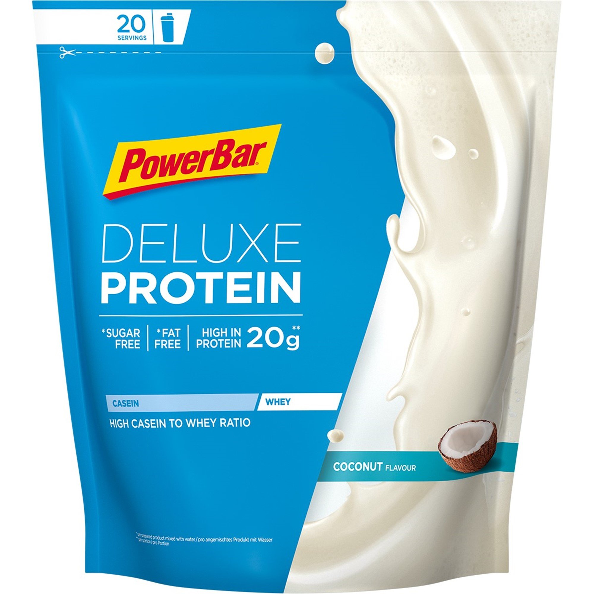Protein Deluxe Kokos Proteinpulver 500g - Høj Kvalitet