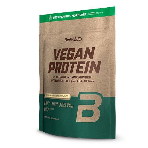 Biotech Vegansk Proteinpulver Vaniljekager 500g - Udsalg!